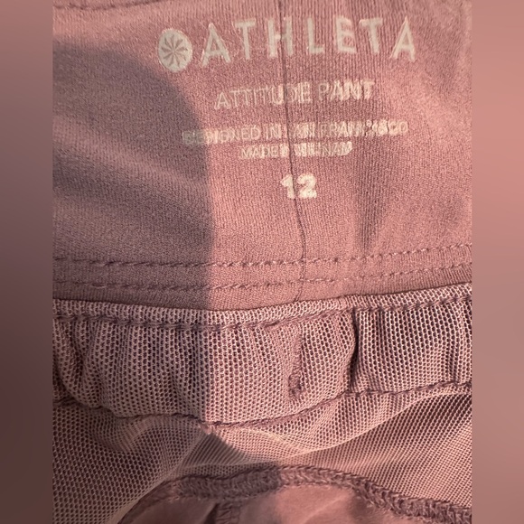 Athleta Dusty Purple Attitude Joggers - Picture 3 of 5